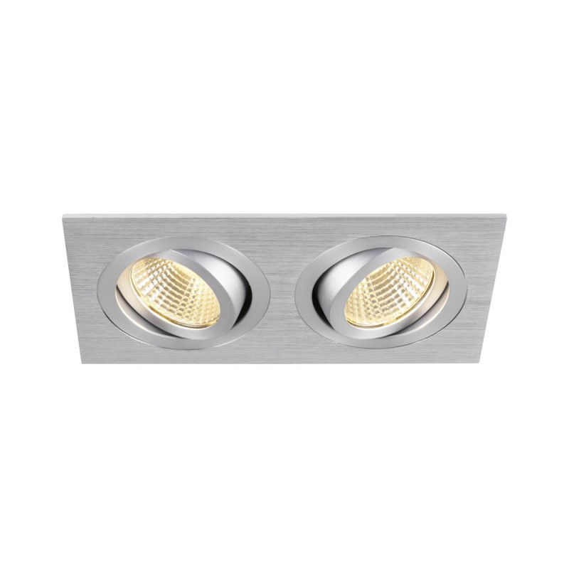 Cadre de montage pour encastré NEW TRIA® 155 double module IP 20 aluminium - SLV - 1008009
