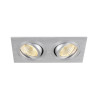 Cadre de montage pour encastré NEW TRIA® 155 double module IP 20 aluminium - SLV - 1008009