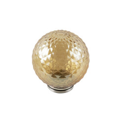 VARYT abat-jour en verre, aspect diamant orange - SLV - 1008023