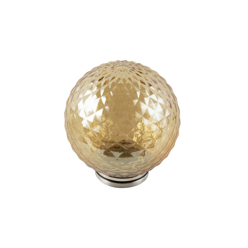 VARYT abat-jour en verre, aspect diamant orange - SLV - 1008023