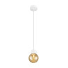 VARYT abat-jour en verre, aspect diamant orange - SLV - 1008023