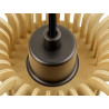 Suspension WUD intérieur E27 semi-rond câble nu 60W bois - SLV - 1008045