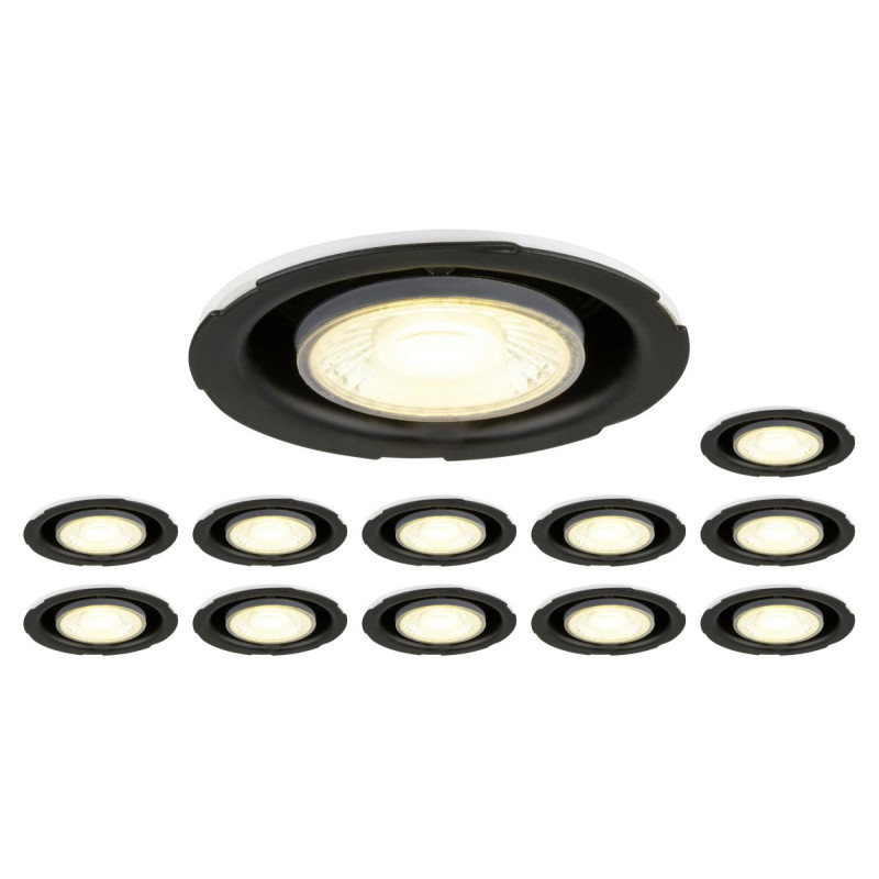 Kit 12 mod. LED pour spot encastré 5-7W UNIVERSAL DL MOVE CCT sans collerette - SLV - 1008066