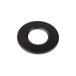 Collerette UNIVERSAL DL fixe rond noir IP65 et RE2020 associé à ref 1008065 - SLV - 1008067