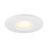 Collerette UNIVERSAL DL fixe rond blan IP65 et RE2020 associé à ref 1008065 - SLV - 1008068