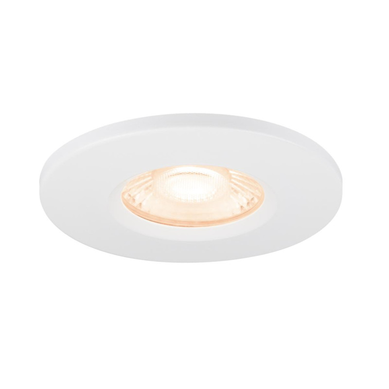 Collerette UNIVERSAL DL fixe rond blan IP65 et RE2020 associé à ref 1008065 - SLV - 1008068