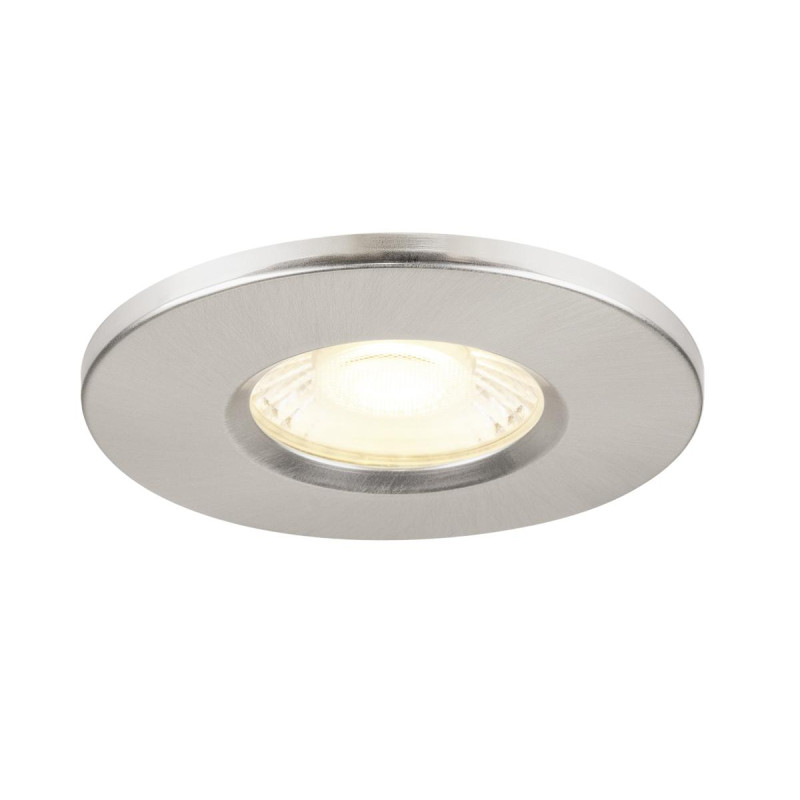 Collerette UNIVERSAL DL fixe rond alu IP65 et RE2020 associé à ref 1008065 - SLV - 1008069