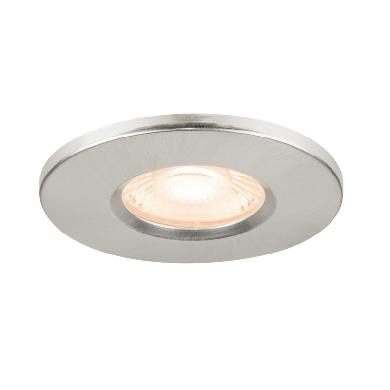 Collerette UNIVERSAL DL fixe rond alu IP65 et RE2020 associé à ref 1008065 - SLV - 1008069