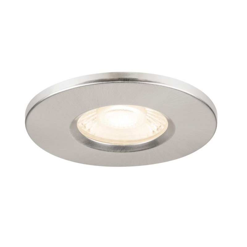 Collerette UNIVERSAL DL fixe rond alu IP65 et RE2020 associé à ref 1008065 - SLV - 1008069