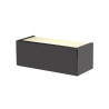 Applique CHROMBO intérieur carré 3000 K 8W PHASE 120° noir - SLV - 1008071