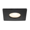 Collerette UNIVERSAL DL fixe carré noir IP65 et RE2020 associé à ref 1008065 - SLV - 1008096