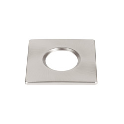 Collerette UNIVERSAL DL fixe carré alu IP65 et RE2020 associé à ref 1008065 - SLV - 1008097