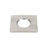 Collerette UNIVERSAL DL fixe carré alu IP65 et RE2020 associé à ref 1008065 - SLV - 1008097
