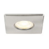 Collerette UNIVERSAL DL fixe carré alu IP65 et RE2020 associé à ref 1008065 - SLV - 1008097