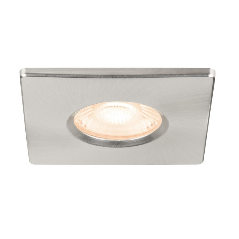 Collerette UNIVERSAL DL fixe carré alu IP65 et RE2020 associé à ref 1008065 - SLV - 1008097