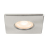 Collerette UNIVERSAL DL fixe carré alu IP65 et RE2020 associé à ref 1008065 - SLV - 1008097