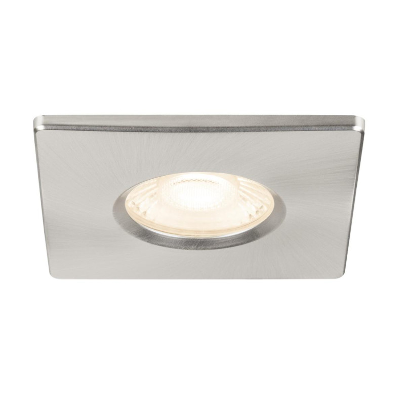 Collerette UNIVERSAL DL fixe carré alu IP65 et RE2020 associé à ref 1008065 - SLV - 1008097