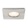 Collerette UNIVERSAL DL fixe carré alu IP65 et RE2020 associé à ref 1008065 - SLV - 1008097