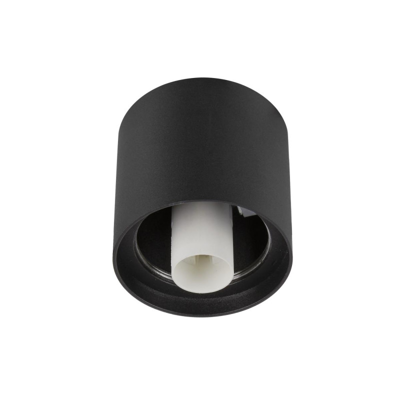 Plafonnier VARYT intérieur rond simple 6W E14 noir sans abat-jour - SLV - 1008099