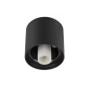 Plafonnier VARYT intérieur rond simple 6W E14 noir sans abat-jour - SLV - 1008099