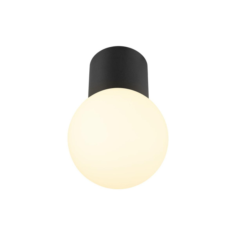 Plafonnier VARYT intérieur rond simple 6W E14 noir sans abat-jour - SLV - 1008099