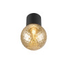 Plafonnier VARYT intérieur rond simple 6W E14 noir sans abat-jour - SLV - 1008099