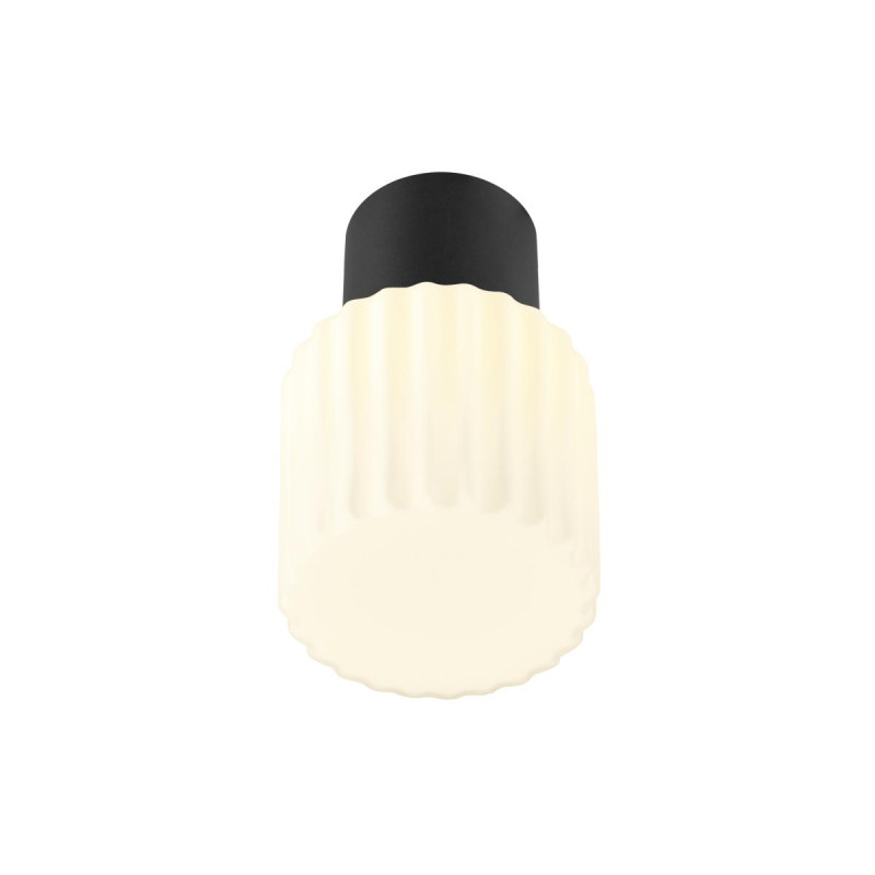 Plafonnier VARYT intérieur rond simple 6W E14 noir sans abat-jour - SLV - 1008099