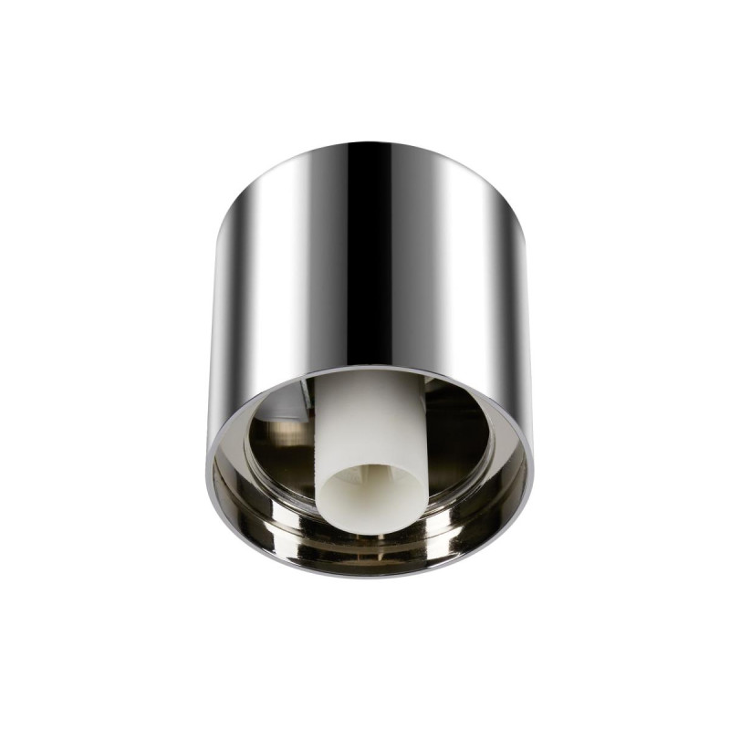 Plafonnier VARYT intérieur rond simple 6W E14 chromé sans abat-jour - SLV - 1008101