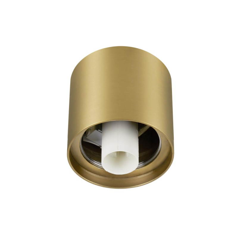 Plafonnier VARYT intérieur rond simple 6W E14 laiton sans abat-jour - SLV - 1008102