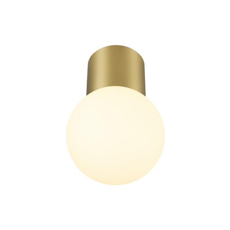 Plafonnier VARYT intérieur rond simple 6W E14 laiton sans abat-jour - SLV - 1008102