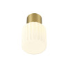 Plafonnier VARYT intérieur rond simple 6W E14 laiton sans abat-jour - SLV - 1008102