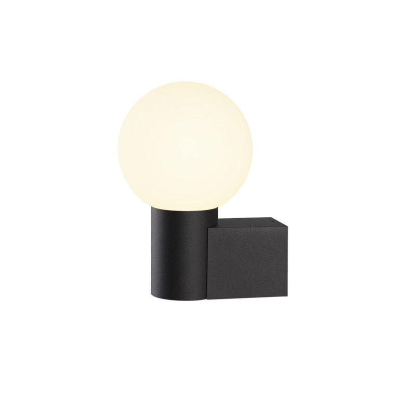 Applique murale VARYT intérieur rond simple 6W E14 noir sans abat-jour - SLV - 1008104