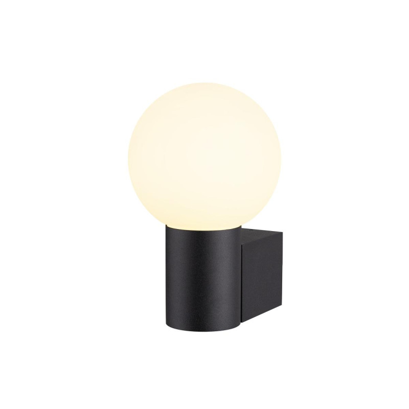 Applique murale VARYT intérieur rond simple 6W E14 noir sans abat-jour - SLV - 1008104