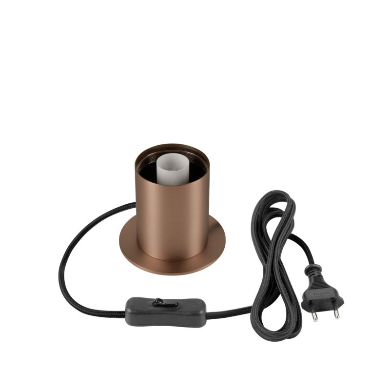 Lampe à poser VARYT intérieur rond 6W E14 cuivre sans abat-jour - SLV - 1008113