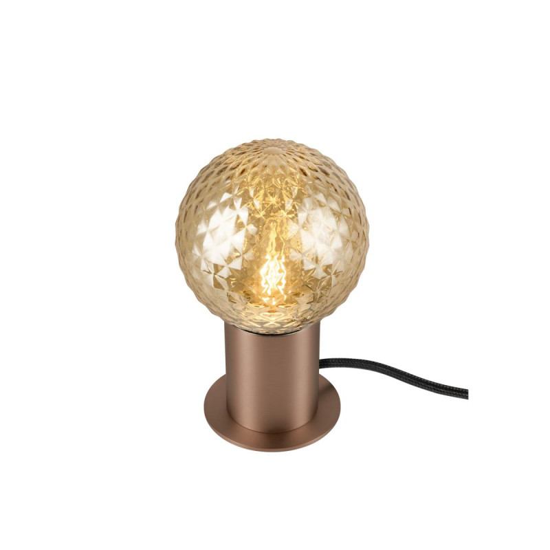 Lampe à poser VARYT intérieur rond 6W E14 cuivre sans abat-jour - SLV - 1008113