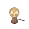 Lampe à poser VARYT intérieur rond 6W E14 cuivre sans abat-jour - SLV - 1008113