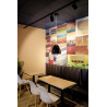 Suspension PARA CONE 20 intérieur L250 cm E27 simple 60W or/noir - SLV - 1008129