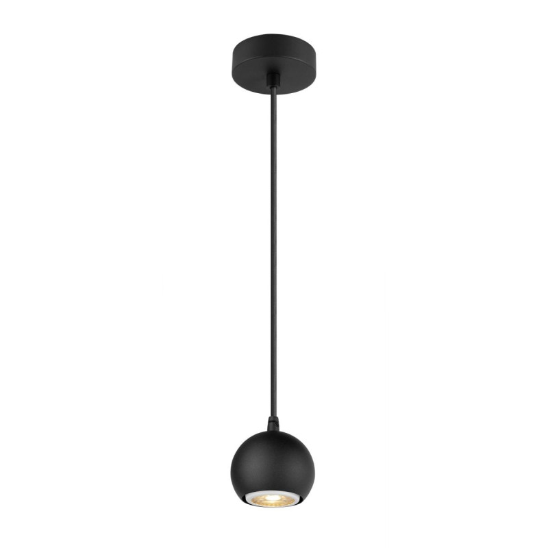 Suspension LIGHT EYE® 90 intérieur GU10 L150 cm 6W noir mat - SLV - 1008172