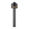 Borne PHOTONI CYL 75 extérieur cylindrique noir E27 13W IP65 bord de mer - SLV - 1008193