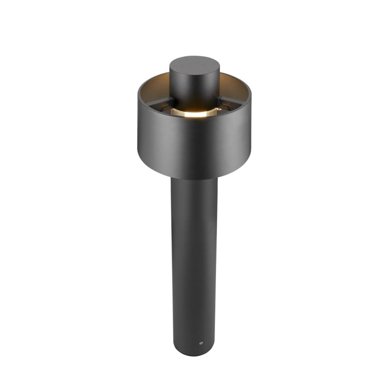 Borne PHOTONI CYL 75 extérieur cylindrique noir E27 13W IP65 bord de mer - SLV - 1008193