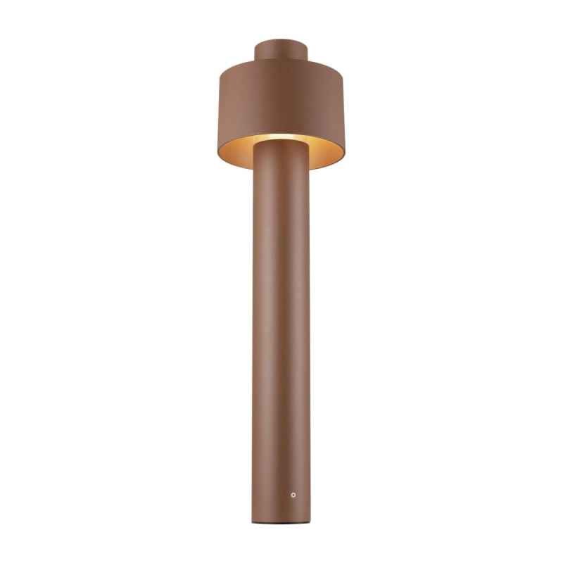 Borne PHOTONI CYL 75 ext. cylindrique rouille E27 13W IP65 bord de mer - SLV - 1008194