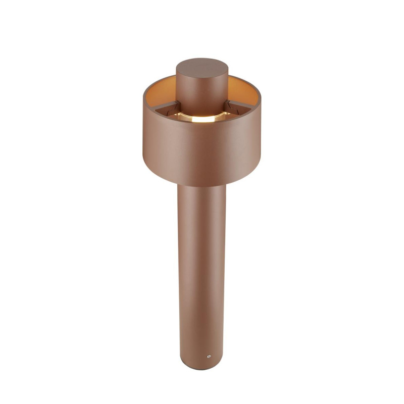 Borne PHOTONI CYL 75 ext. cylindrique rouille E27 13W IP65 bord de mer - SLV - 1008194