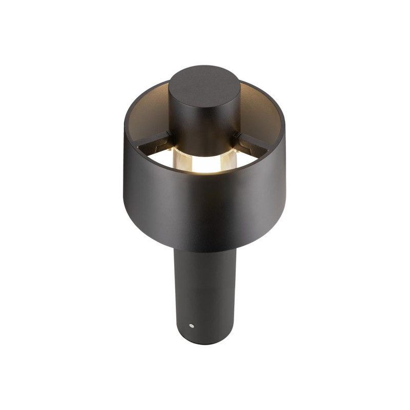 Borne PHOTONI CYL 45 extérieur cylindrique noir E27 13W IP65 bord de mer - SLV - 1008195