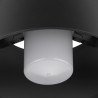 Plafonnier PHOTONI CYL ext. cylindrique noir E27 13W IP65 bord de mer - SLV - 1008199