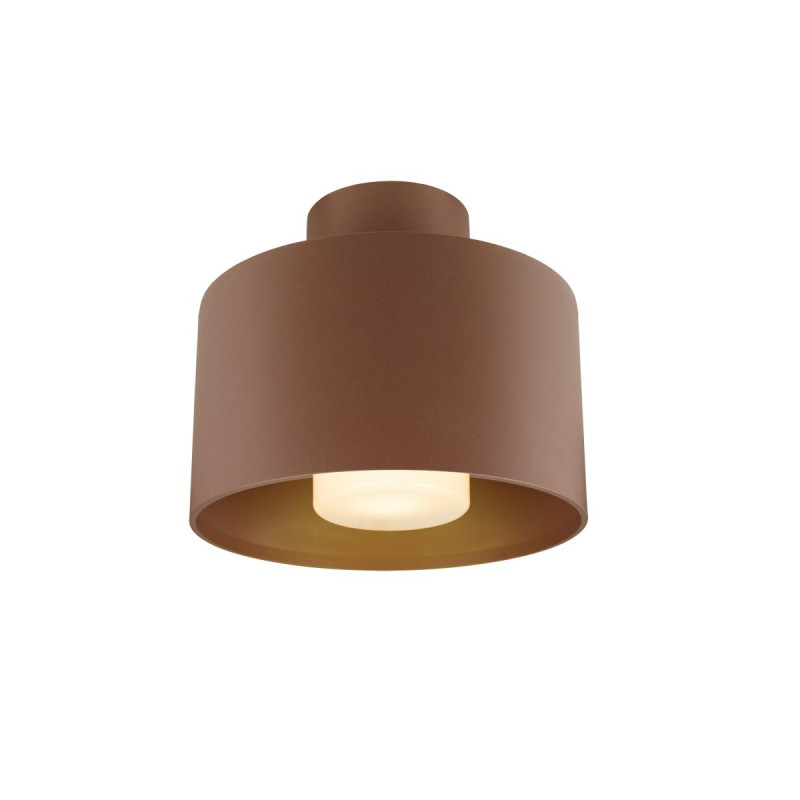 Plafonnier PHOTONI CYL ext. cylindrique rouille E27 13W IP65 bord de mer - SLV - 1008200