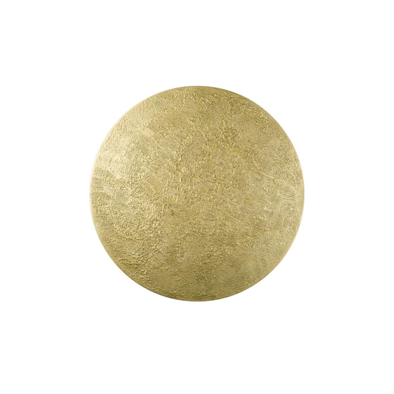 Abat-jour MANA 60 rond texture lune H : 22 cm or - SLV - 1008206