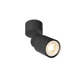Applique et plafonnier PURI 2.0 Tube intérieur simple 6W GU10 noir - SLV - 1008284