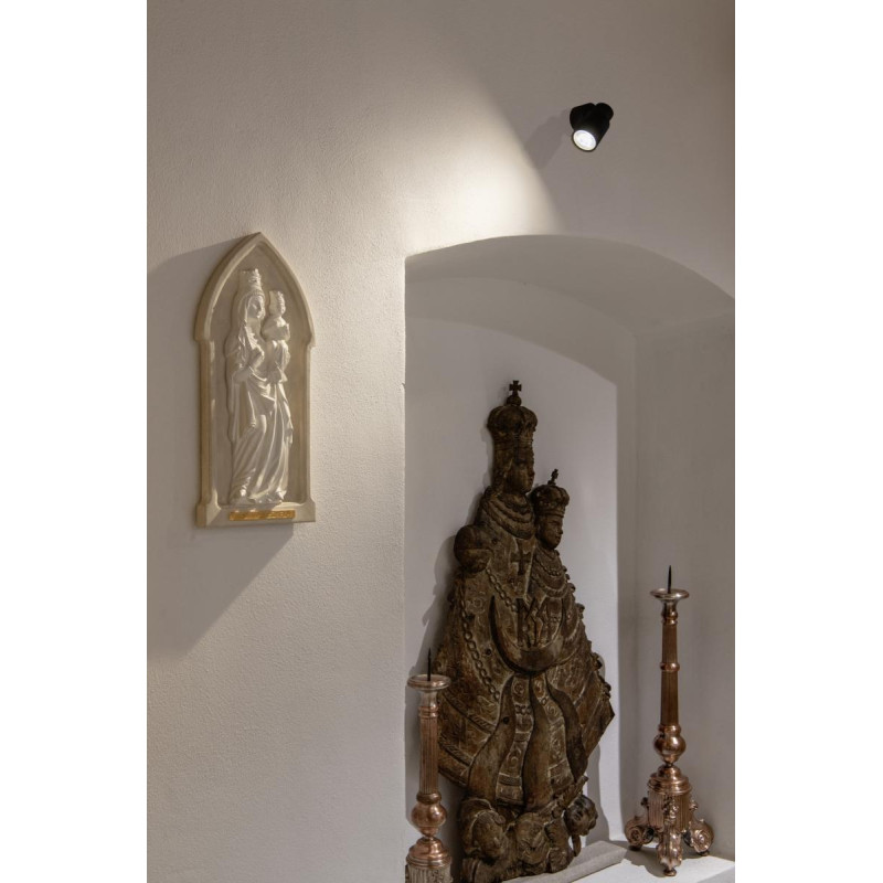 Applique et plafonnier PURI 2.0 Tube intérieur simple 6W GU10 noir - SLV - 1008284