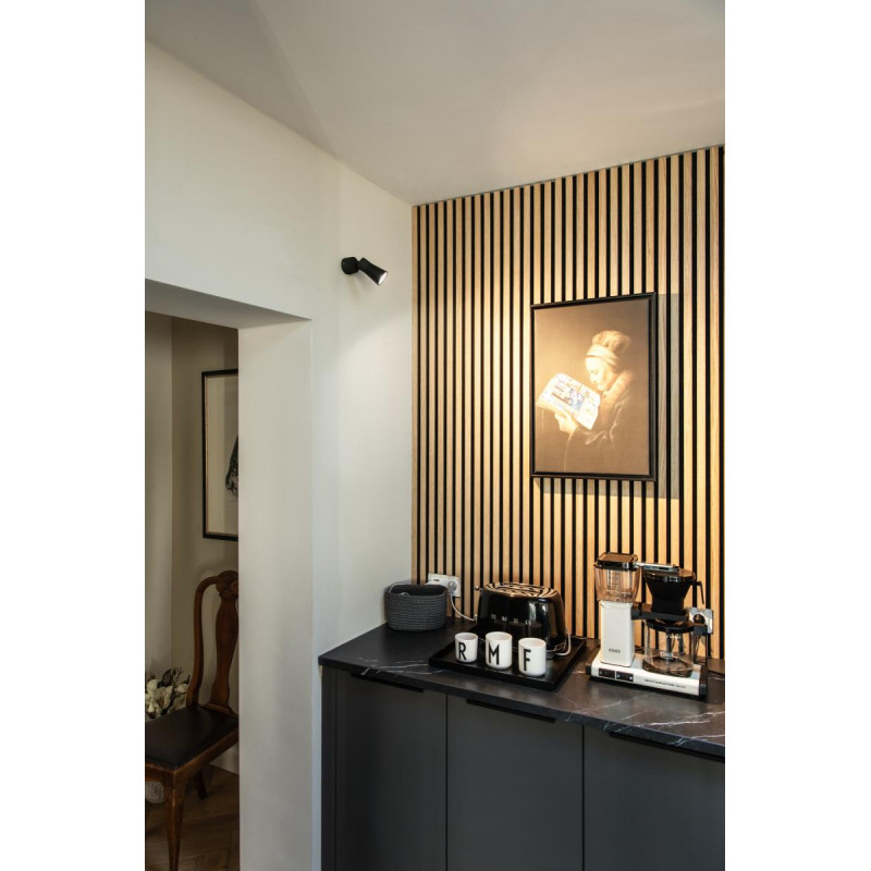 Applique et plafonnier PURI 2.0 Cone intérieur simple 6W GU10 noir - SLV - 1008288