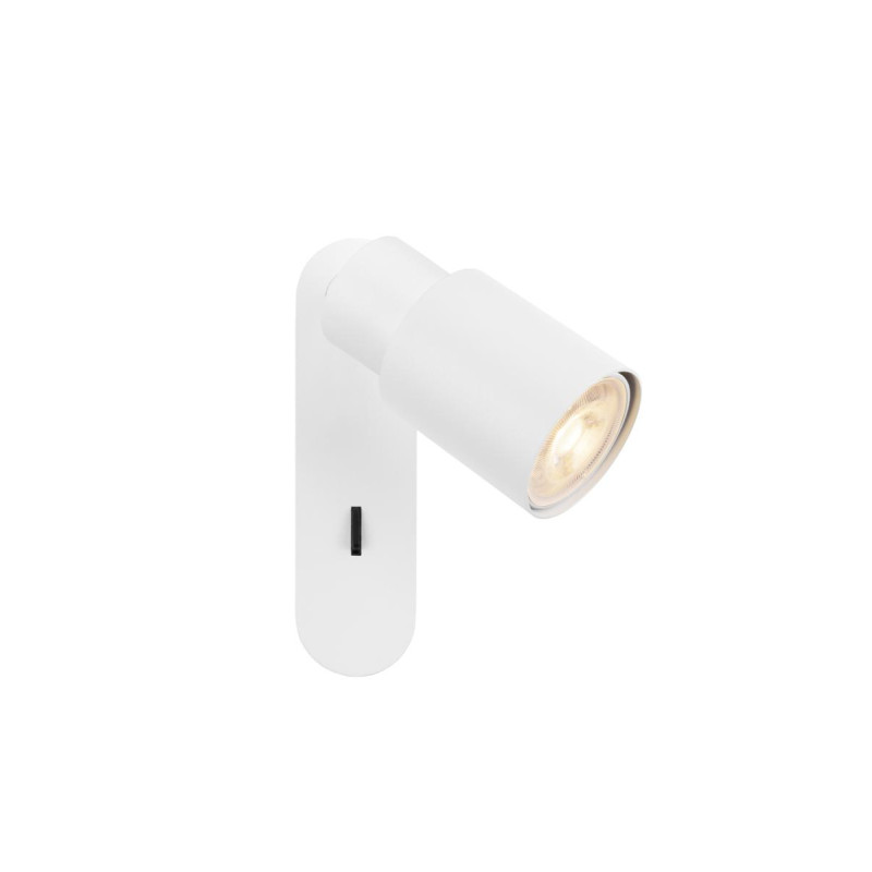 Applique et plafonnier PURI 2.0 Tube interrupteur carré 6W GU10 blanc - SLV - 1008298